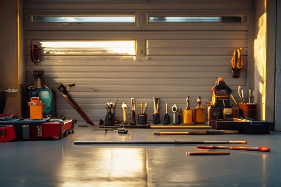 Erick Brothers Garage Door Repairs LLC — professional Garage Door Repair in Canoga Park, branded work van and team — Garage Door Repair near me